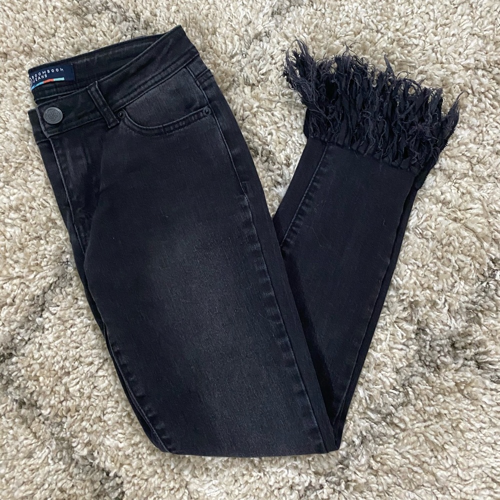 Fringe Bottom Jeans